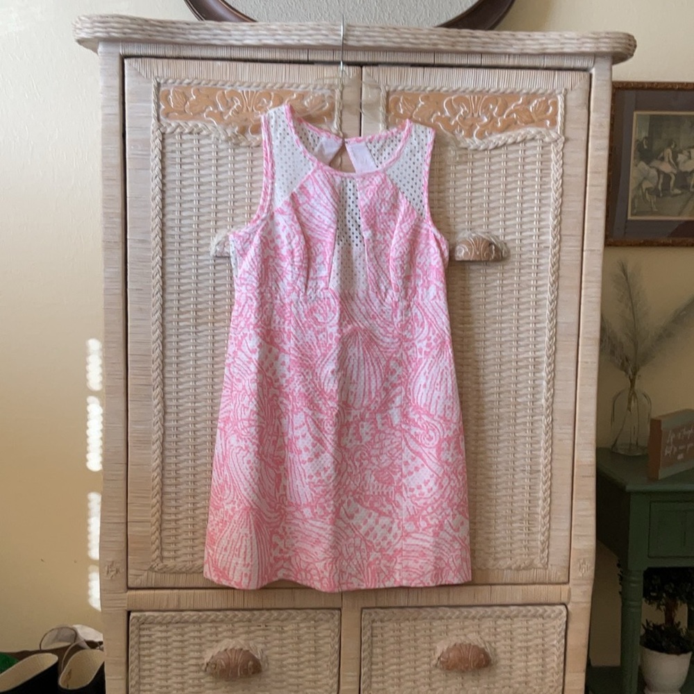 Lilly Pulitzer Kaylee Shift Dress Hubba Bubba Sea Cups Women’s Size 6 Cotton NWT - Picture 11 of 12
